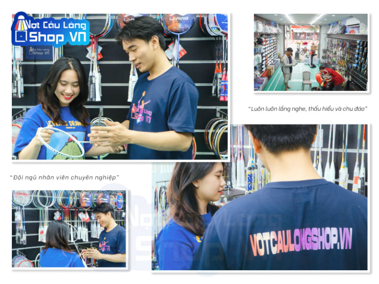 Shop vợt cầu lông như thế nào là đạt chuẩn?