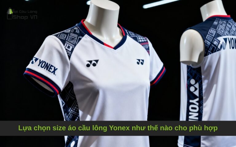 Lựa chọn size áo cầu lông Yonex như thế nào cho phù hợp