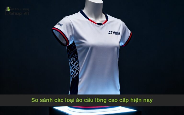 So sánh các loại áo cầu lông cao cấp hiện nay