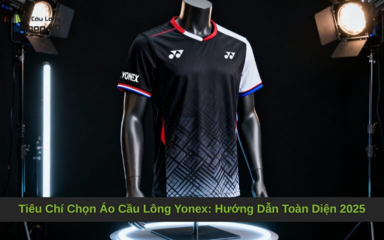 Tiêu Chí Chọn Áo Cầu Lông Yonex: Hướng Dẫn Toàn Diện 2025