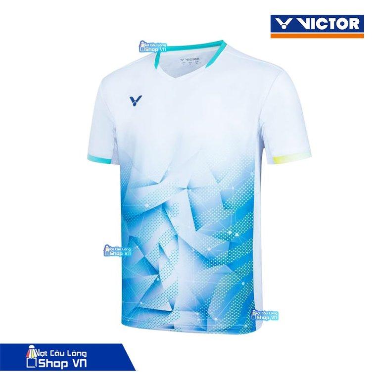 Áo Cầu Lông Victor 2128a Xanh