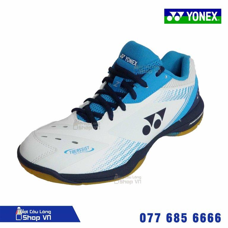 Giày Cầu Lông Yonex 65z3w Trắng/xanh Dương (wt/ocean Blue)